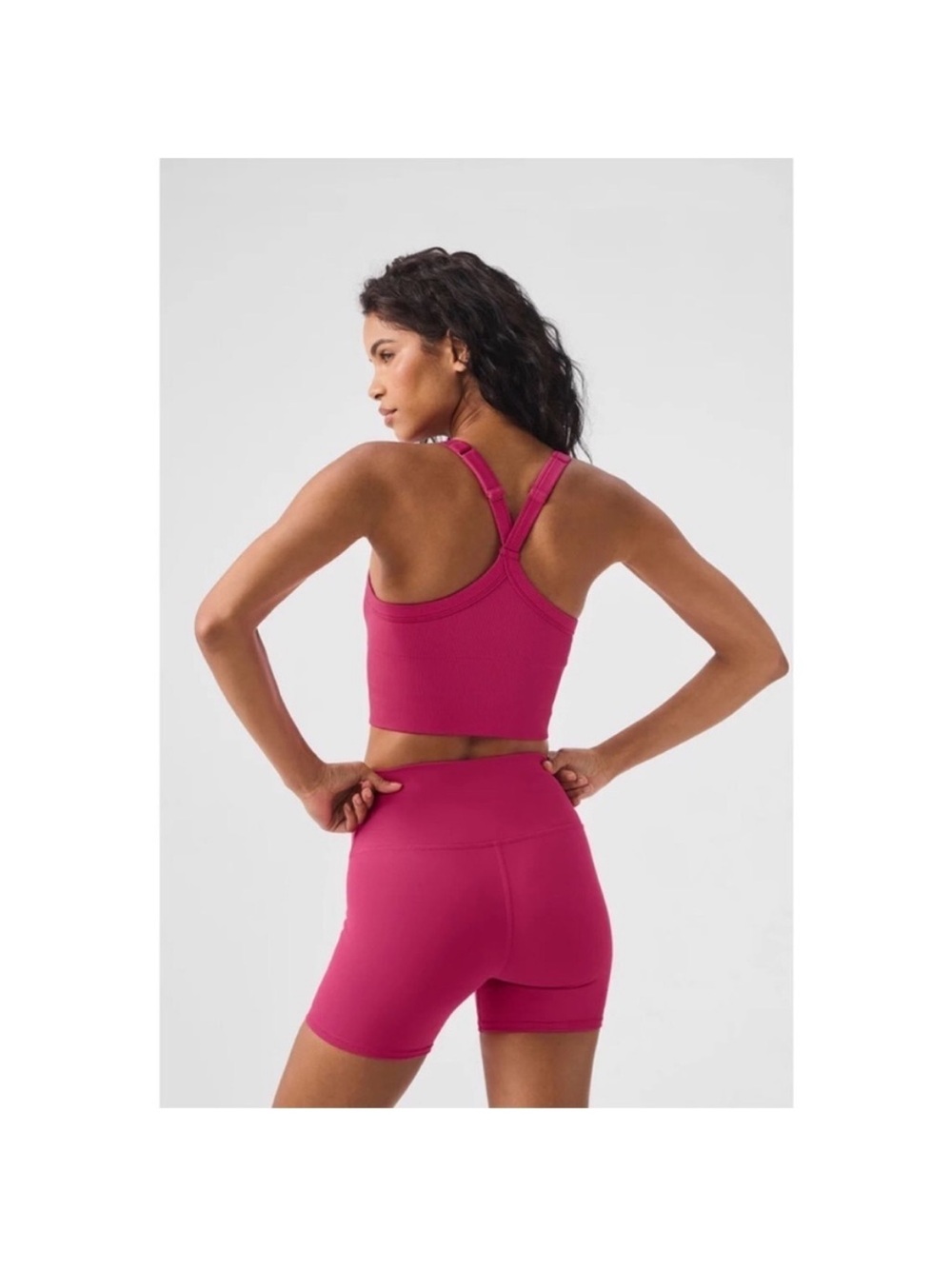 ALO Seamless Ribbed Favorite Bra Tank - Picture 2 of 6